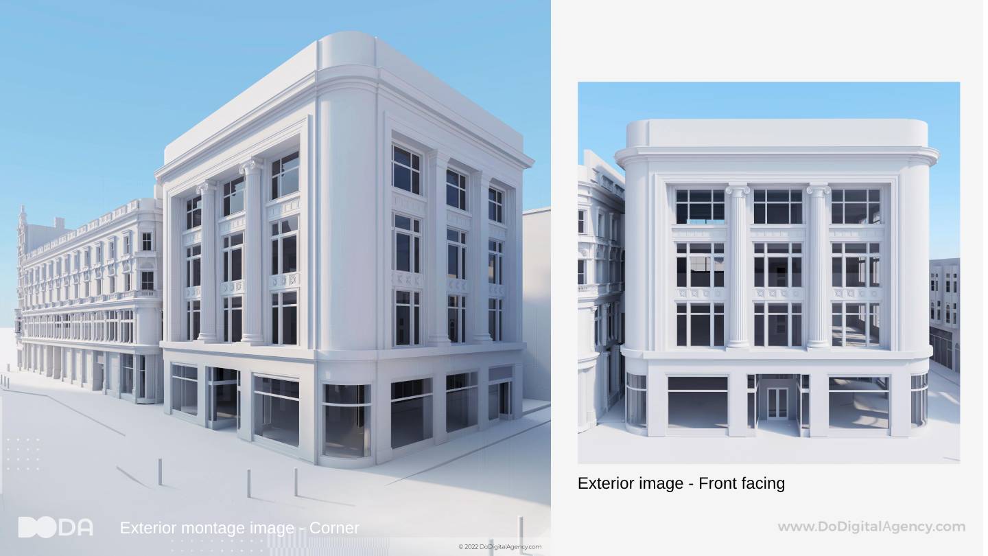 , Howells Building Cardiff, Do Digital Agency | 3d Visualisation, Animation, and Interactive 3d
