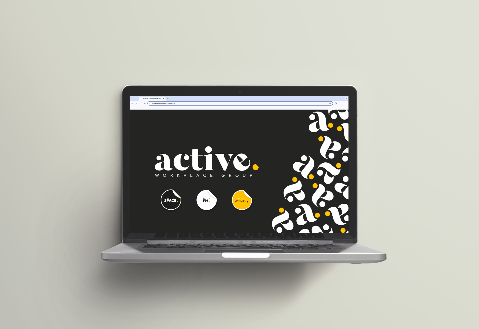 Art Of The Possible, AOP | Art of the Possible Active Workplace Landing Page mockup