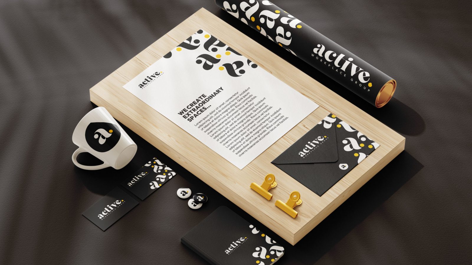 From 3D visuals to interactive digital solutions | Digital Solutions Stationery_Mockup_1-1